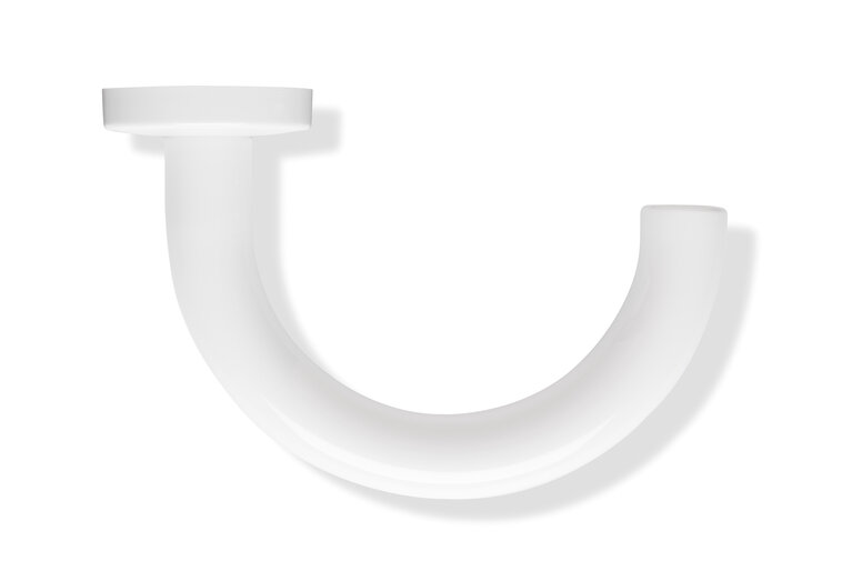 HEWI Türdrücker U-Form Signalweiß Türdrücker mit runder U-Form in der Farbe Signalweiß aus Polyamid