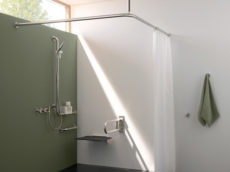 HEWI classic Série 805 zone de douche publique